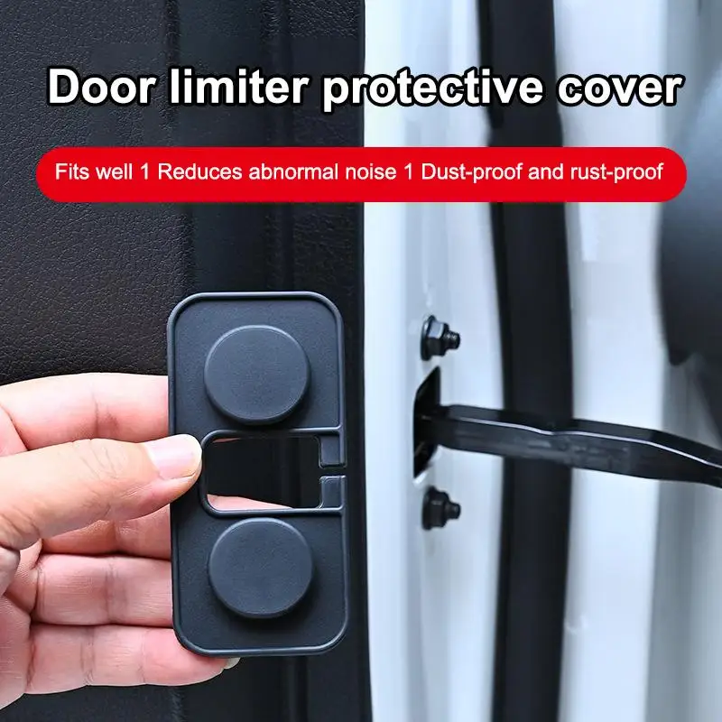 4Pcs Car Door Buffer Cushion Waterproof Self-Adhesive Silicone Shockproof Cushion Universal Car Door Shock Absorber