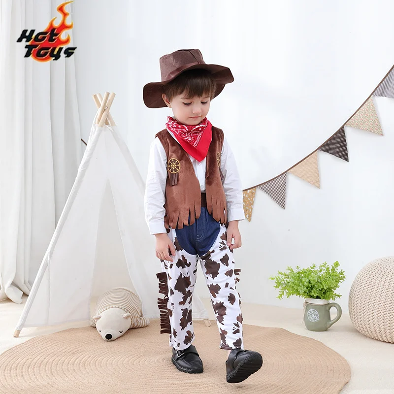 Fantasia Purim Halloween Costumes for Baby Toddler  Boys Cow Boy Cowboy Costume Party Fancy Dress Fancy sets