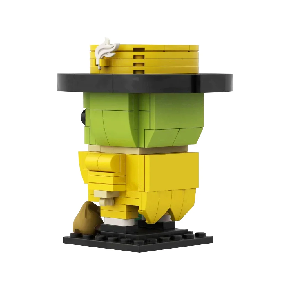 MOC マスク マスクド ビルディングブロック 面白い映画 アクションフィギュア 顔が変わる探偵 ブリックヘッズ モデル 子供のおもちゃ ギフト