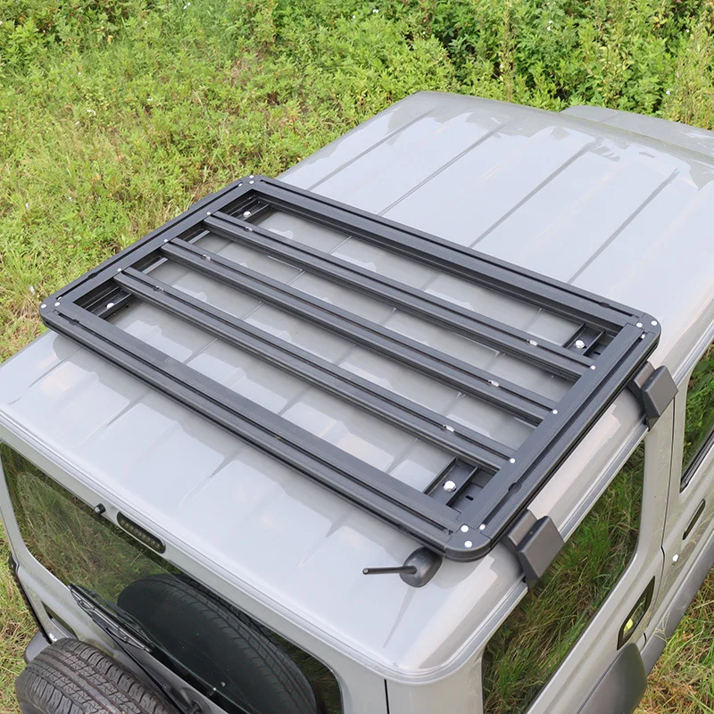 Off Road 4x4 Car Modification Accessories Half Top Roof Rack Box Luggage Rack Roof Travel Frame For 2019+ SUZUKI Jimny JB64 JB74