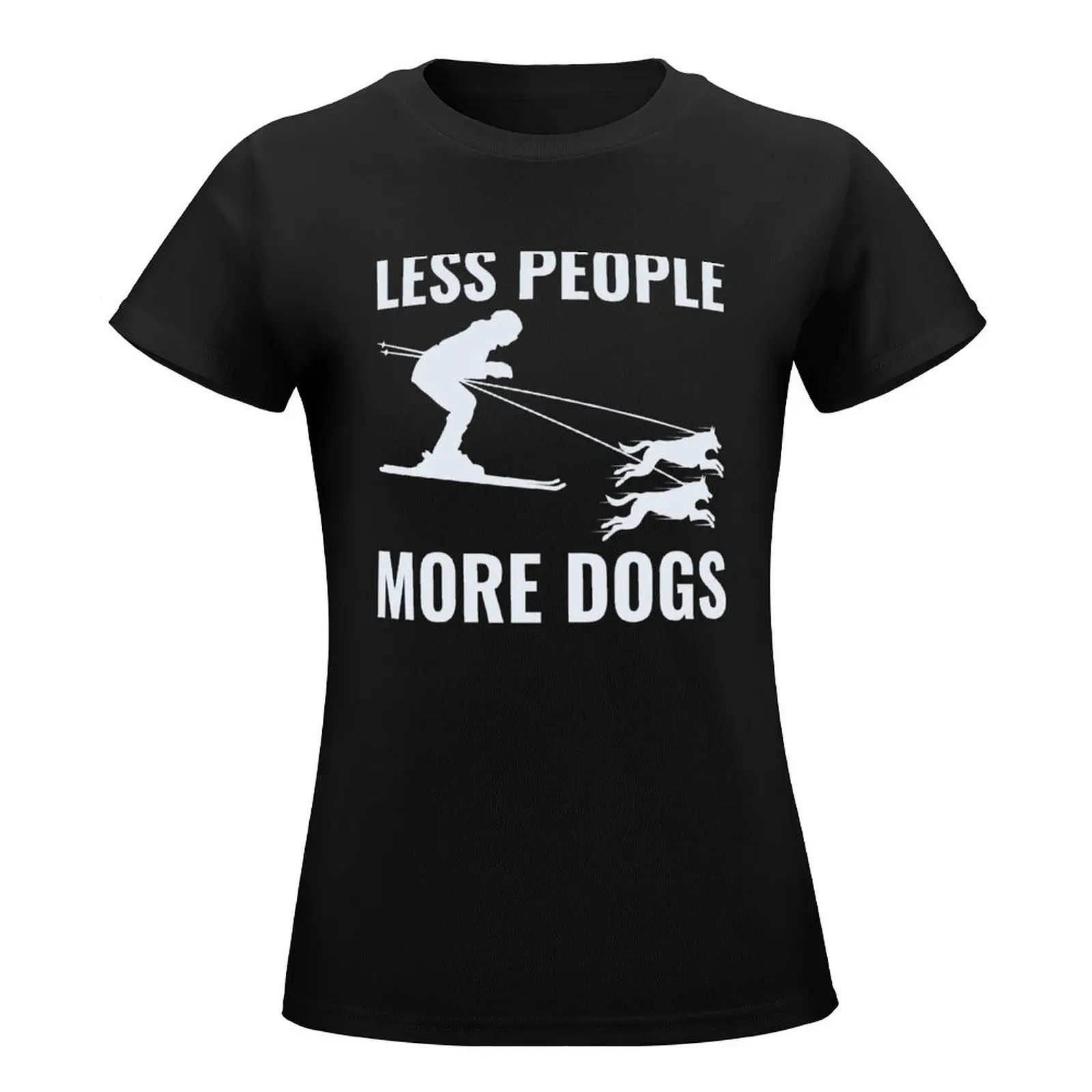 Dog Skijoring Extreme Winter Sport Ski Race Racing T-Shirt customizeds aesthetic clothes shirts graphic tees tshirts woman