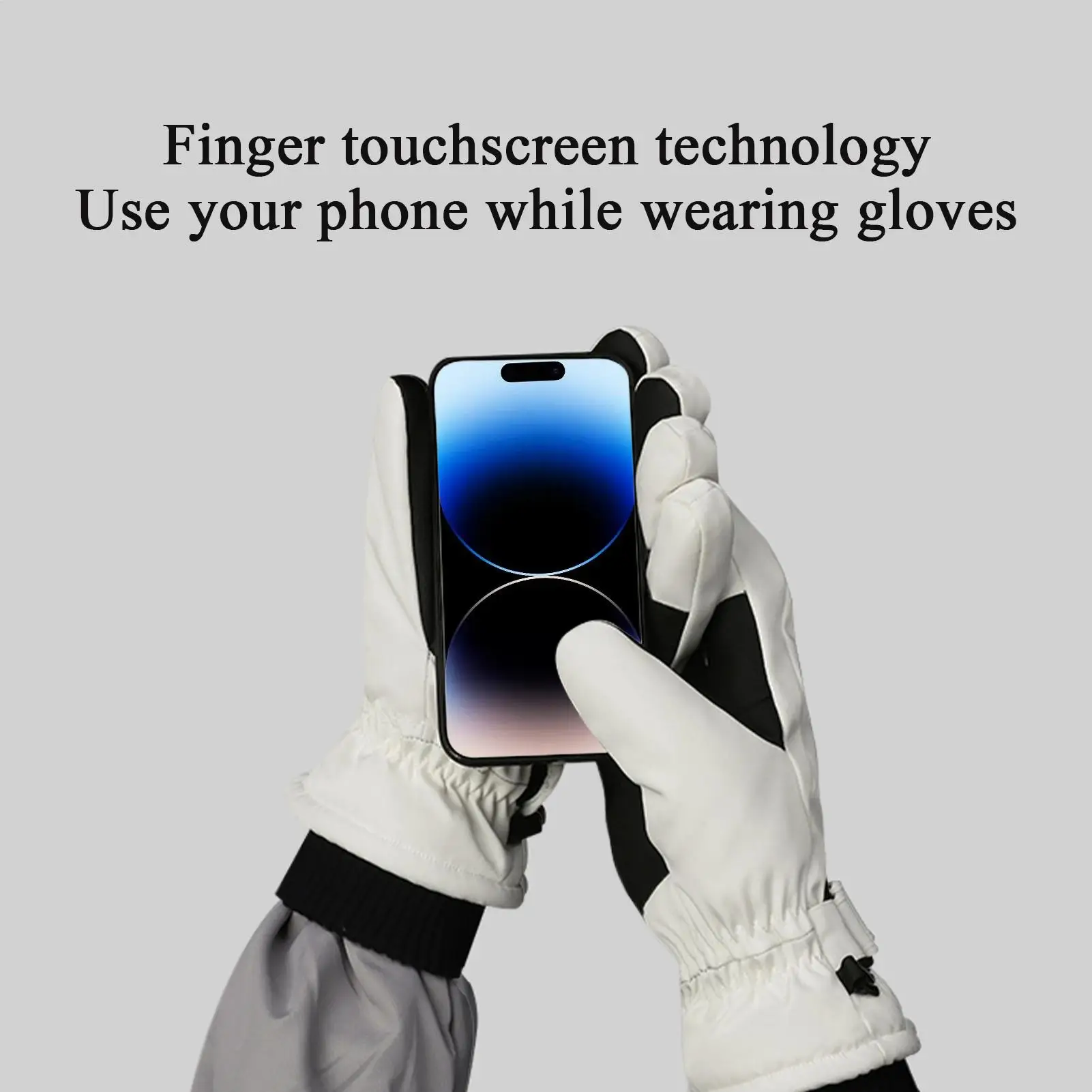 Guantes de snowboard, guantes de invierno, cálidos, impermeables, antideslizantes, para hombres y mujeres, deportes para padres, ciclismo, conducción, esquí al aire libre