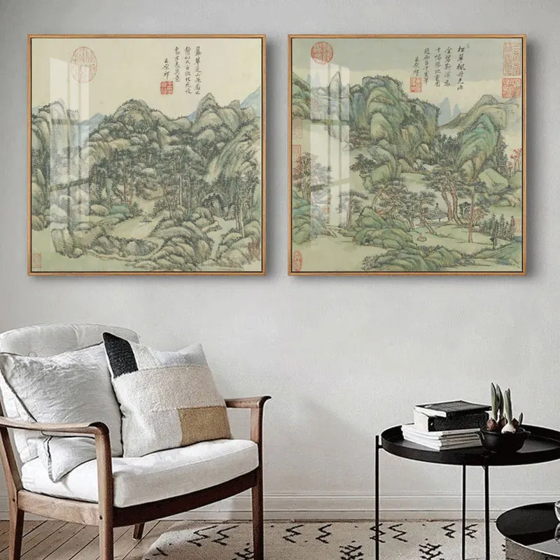 New Arrivals New Chinese Style of wall Scenery Posters and Prints Canvas Painting Art Wall Pictures for Living Room Home Décor