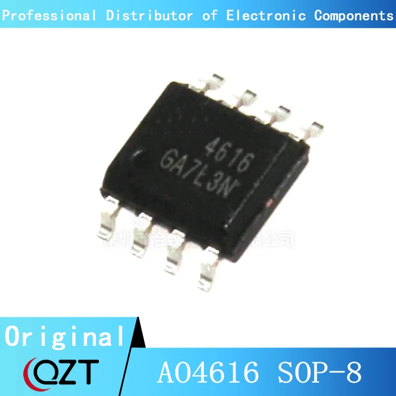 10 Stks/partij AO4616 Sop 4616 7A 30V Sop-8 Chip Nieuwe Plek