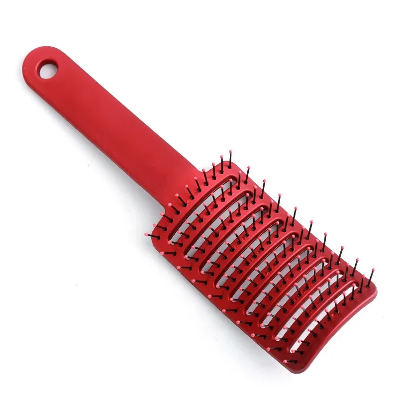 Big Bend Comb para Mulheres, Ferramentas de Cabelo, Estilo Fofo, Curvo, Dentes Largos, Costelas Encaracoladas, Multi-Cor Opcional