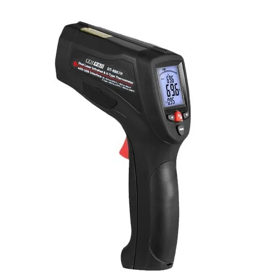 CEM [professional] Industrial High temperature dual laser infrared thermometer DT-8868H series