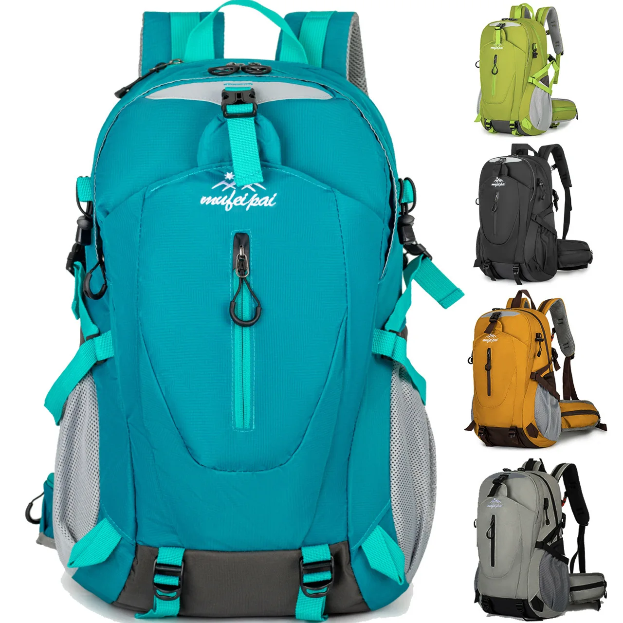 Extra Large Size 40L Outdoor Sports Mountaineering Bag Men And Women Couple Backpack Casual Water-Repellent Double Shoulder Bags