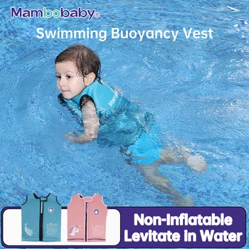 Mambobaby-Veste de flottabilité pour bébé, sans air, anneau de natation, pull de flaque d'eau, sécurité, aide à la natation pour enfants