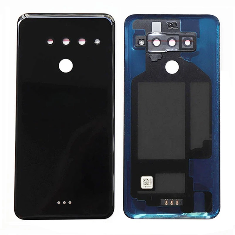 For LG V50  Rear Back Battery Door Housing Glass for LG V50 ThinQ 5G LM-V500N V500EM Rear Cover Replacement Parts with Logo