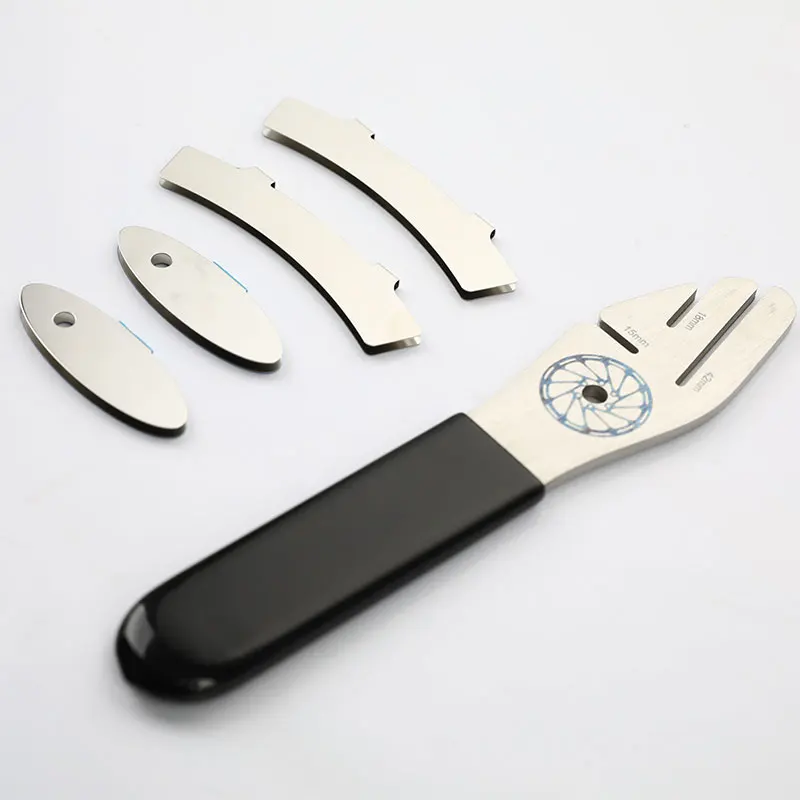 

1Set Stainless Steel Bike Disc Brake Pads Correction Wrench Brake Rotor Alignment Truing Tool