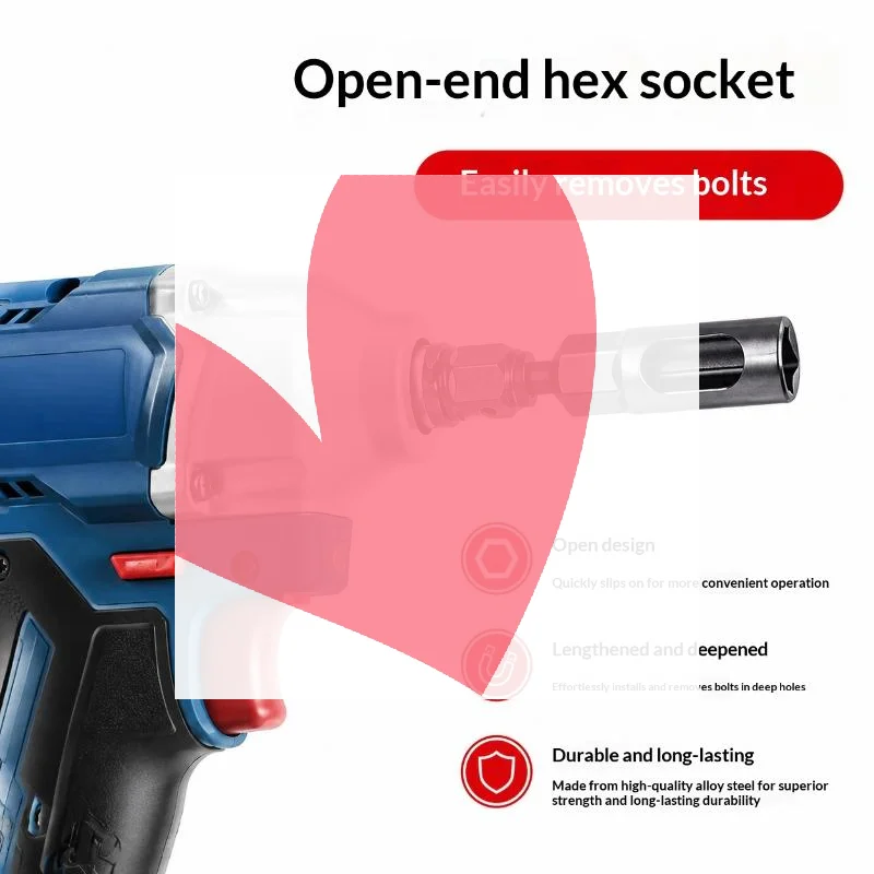 14mm Open Slot Hex Socket Wrench Adapter 1/4