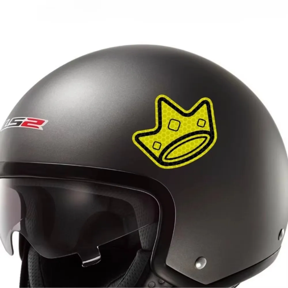 Helmet Stiker Reflective Sticker Night Warning Sign Reflective Sticker Sun-proof & Rain-proof  Helmet Reflective Sticker