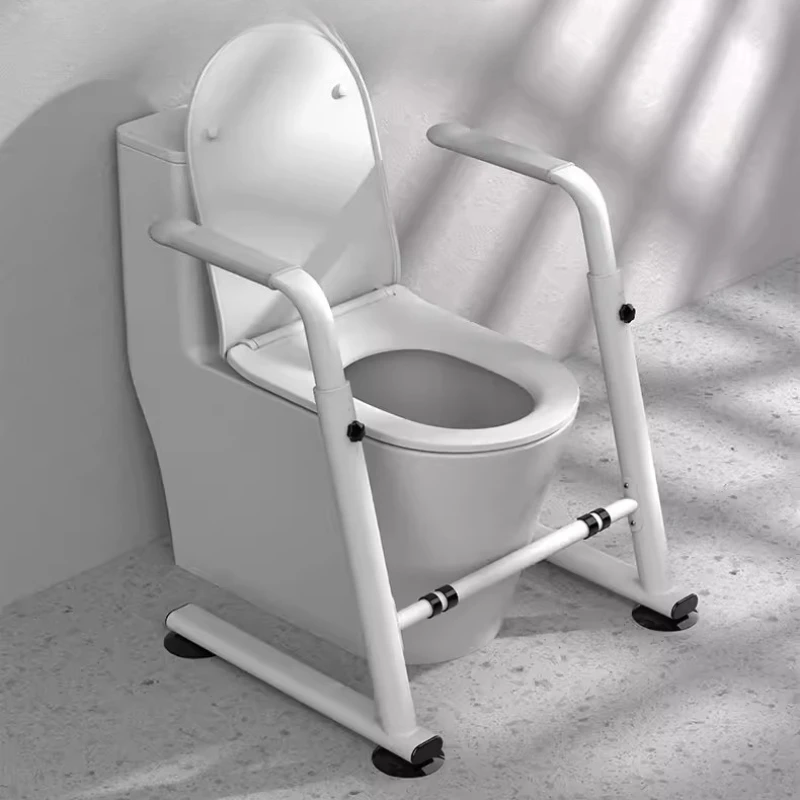 

Рельсы безопасности для унитаза, защитная рама для ванной комнаты для пожилых людей, беременных, инвалидов, регулируемая по высоте опора для унитаза для пожилых людей