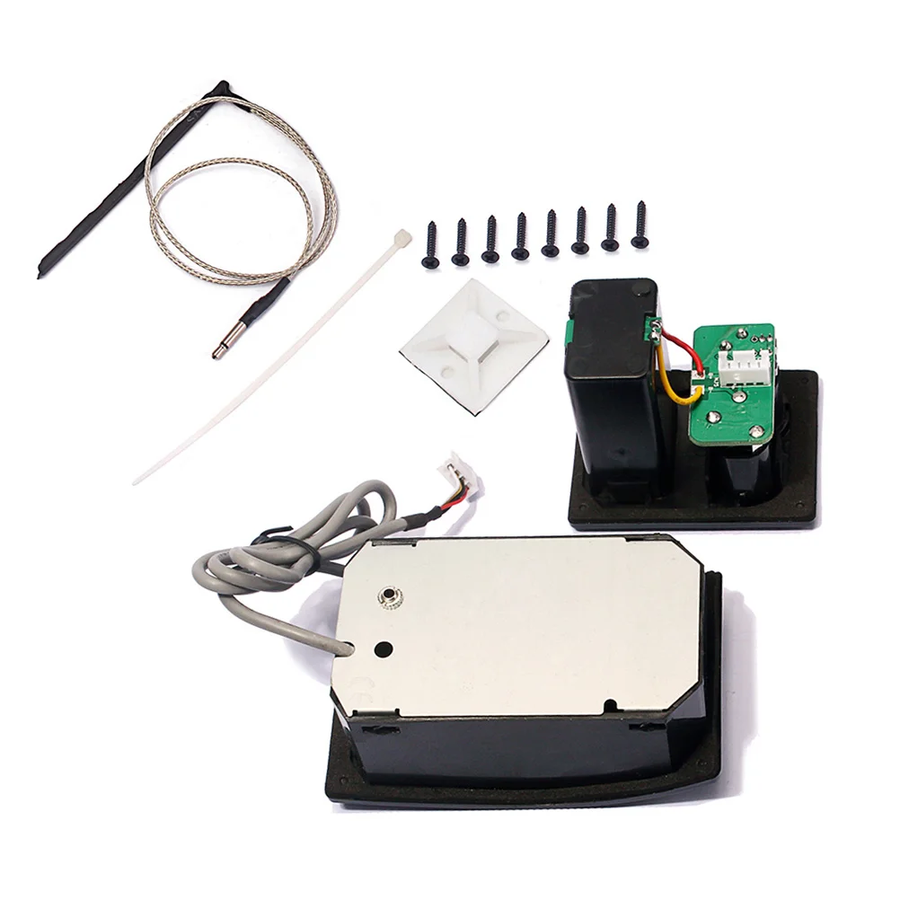Lc-5 5-Band الغيتار Preamp بيزو لاقط Eq موالف الصوتية الغيتار صندوق السيجار التعادل تضخيم الصوت سلك أحمر بيزو لاقط