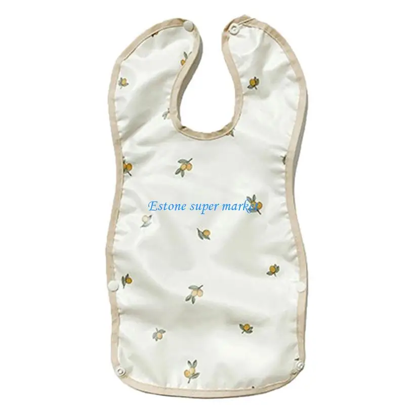 090b Baby Feeding Drool Bib Cartoon Impresso Button