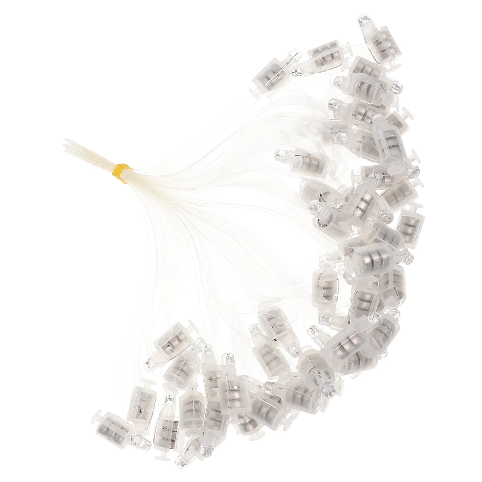 

50 Pcs Balloons White Light Decoration for LED Scene Mini Lights Shine Glowing Interior Child