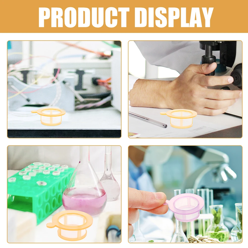 

3pcs Strainer Tool Disposable Filter Mesh Strainer Laboratory Accessories Cell Sieve Small Cell Filter Science Experiment Lab