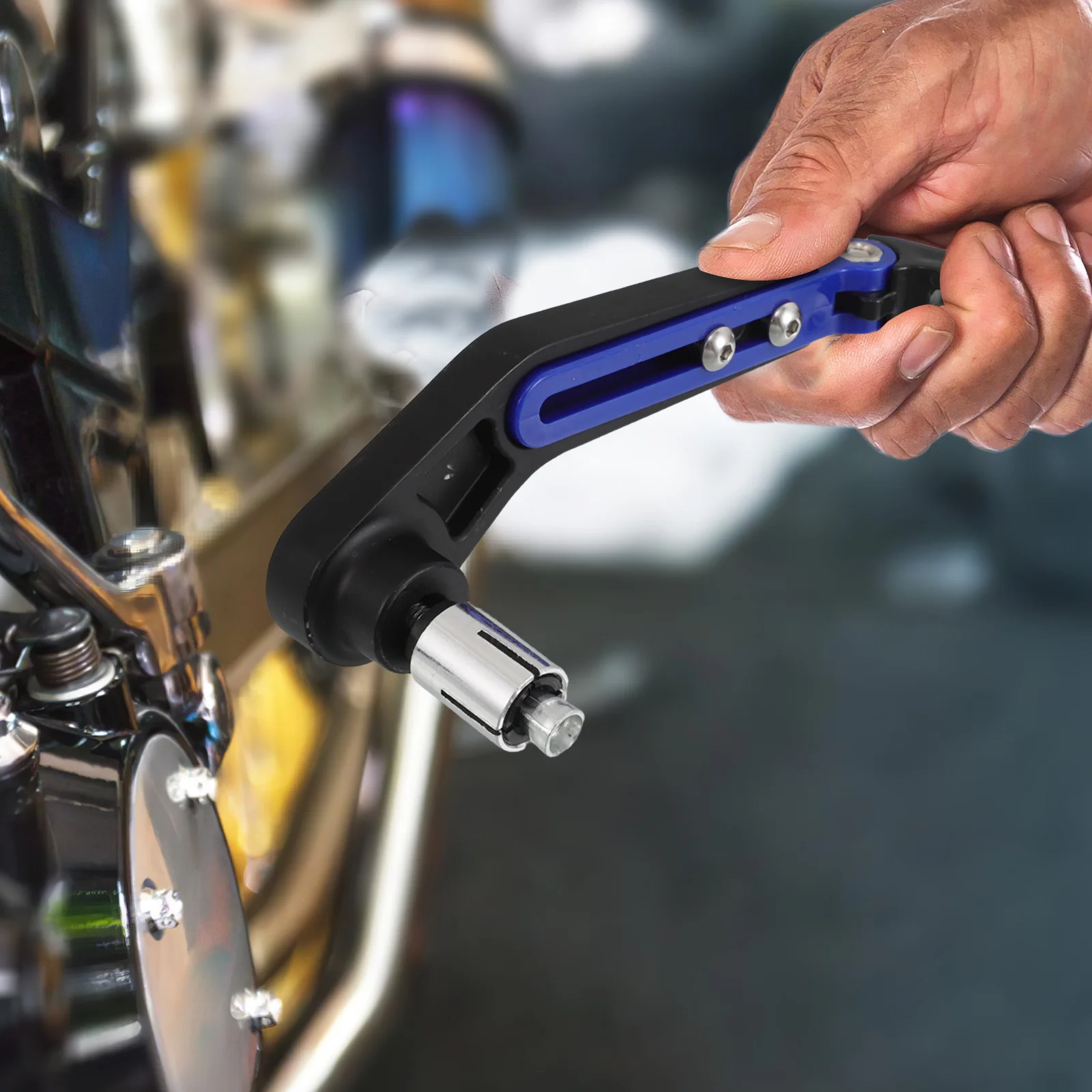 

1Pair Aluminum Alloy Motorcycle Handlebar Guard Universal Fit Stylish Design Longlasting Protection Motorbike Accessory