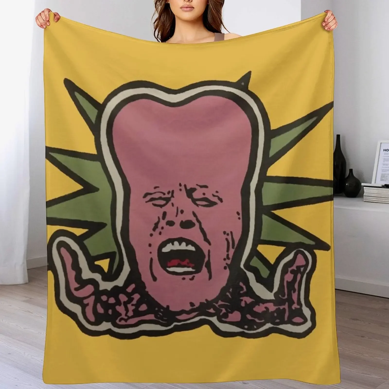 Outrage Unleashed Throw Blanket Soft Comfort Blanket for Reading Watching TV