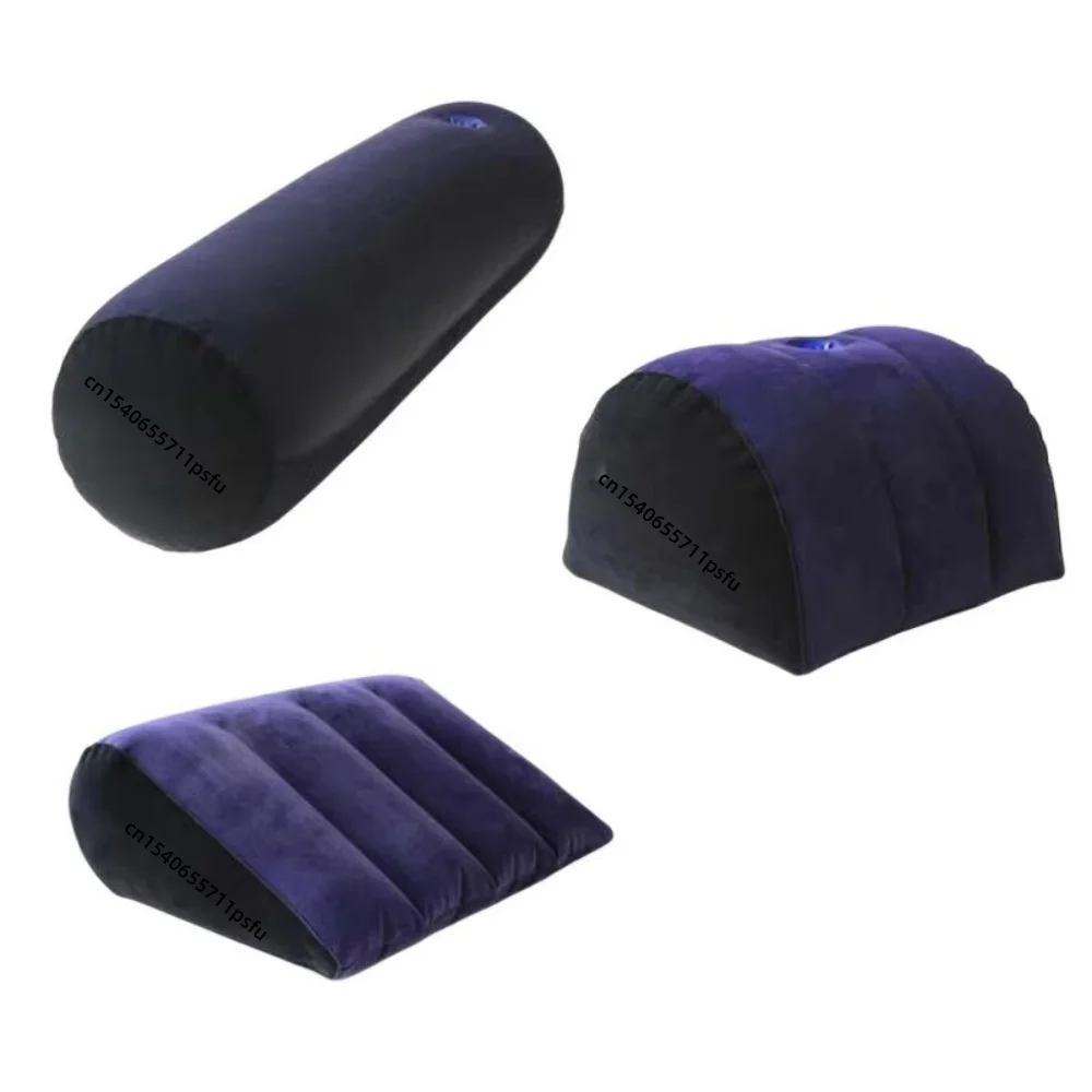 Portable Inflatable Pillow Quick Inflate Folding Compressible Neck Support Lightweight Camping Travel Outdoor Air Cushion