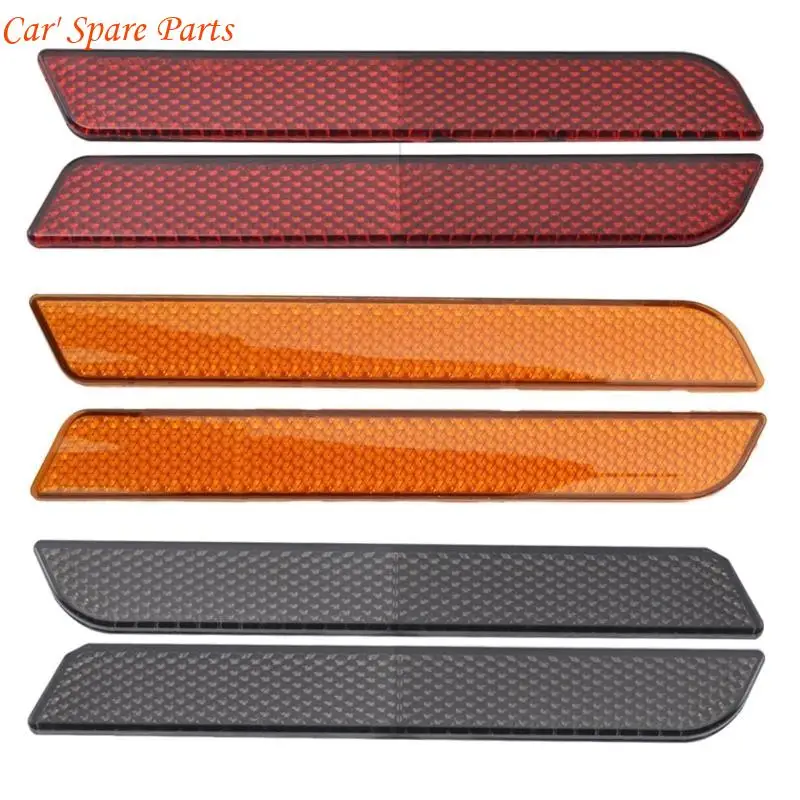 Y4UA 2 Pack Motorcycle Front Fork Leg Reflector Reflective Stripe Motorbike Accessories Quick Fixing for 2014-Up Durable-