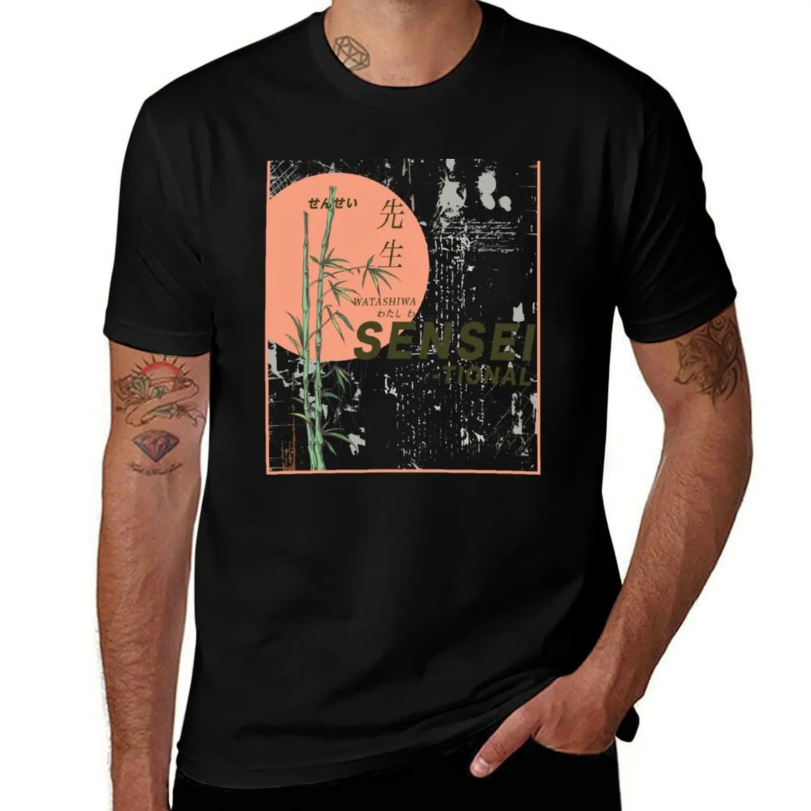 Sensei Japanese T-Shirt Work Wear Lightweight Tee