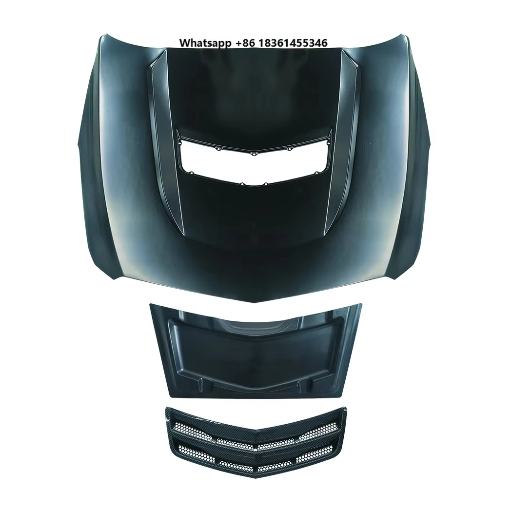 

For ATS 2013 - 2019 Front Kits Auto Parts High Quality Bodykit Upgrade V Style Engine Hood Cover Bonnet Car Carbon Hood