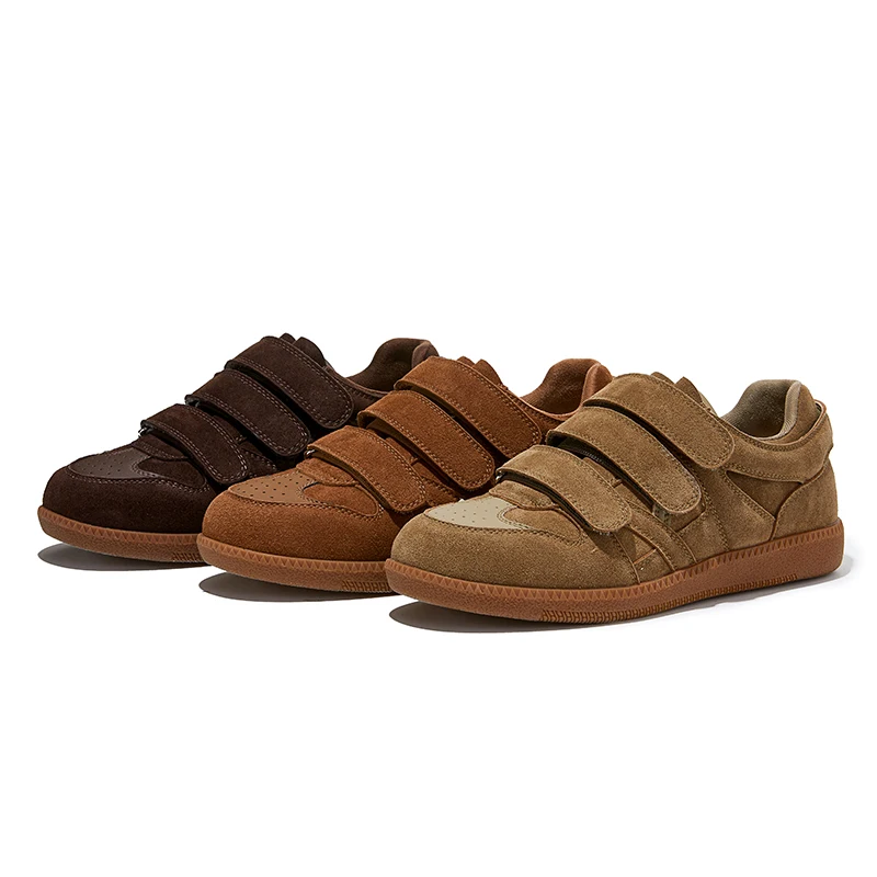 

CICIYANG/женская повседневная спортивная обувь из коровьей замши, новинка весны 2026, женская обувь на плоской подошве в немецком стиле, нескользящая женская обувь