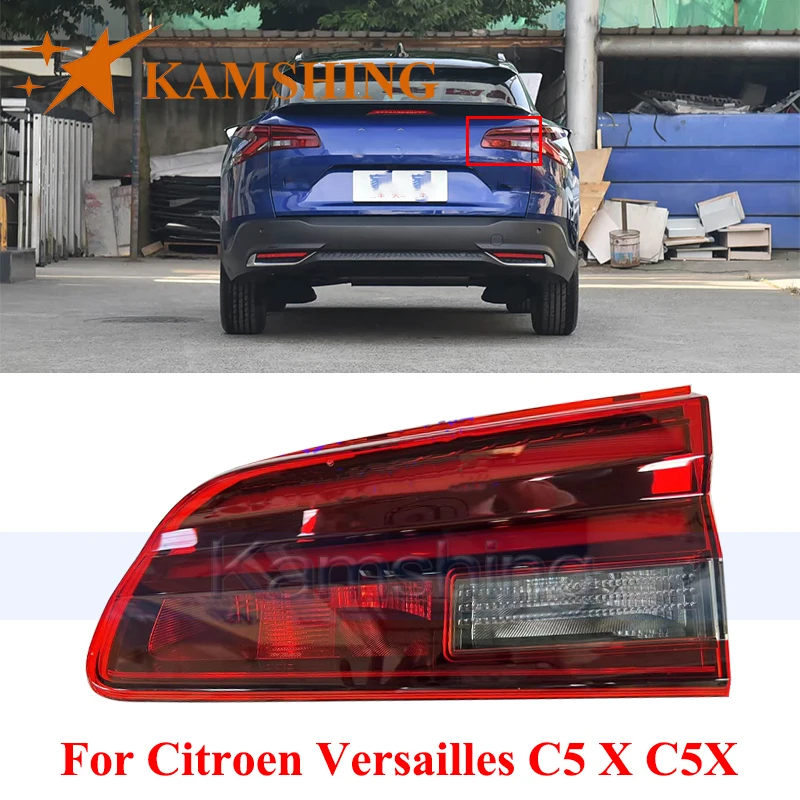 

CAPQX Задний фонарь заднего бампера для Citroen Versailles C5 X C5X Внутренний задний фонарь Задний фонарь Задний стоп-сигнал Стоп-сигнал