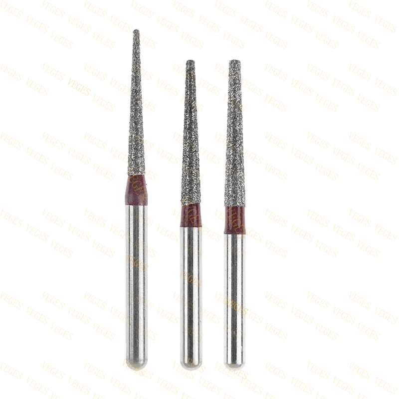 Fresas de diamante Dental para preparación de dientes, herramienta endodóntica de alta velocidad, tipo TF FG, 1,6mm