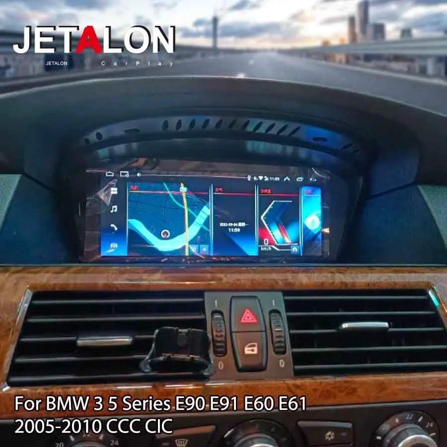 

8.8-дюймовый экран с управлением жестами, Android Auto для BMW 3, 5 серии E90, E91, E60, E61 2005-2010, CCC, CIC, Carplay, автомобильная магнитола с GPS, головное устройство