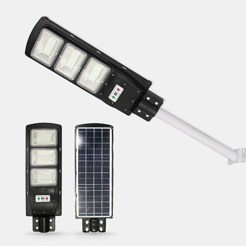 90W LED Solar Street Light PIR Motion Sensor Wall Timing Light + Remote Control