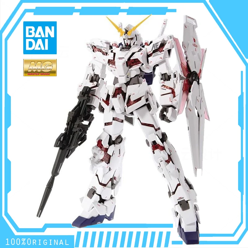 

In Stock BANDAI ANIME MG 1/100 MOBOLE SUIT GUNDAM RX-0 Unicorn Gundam Ver.Ka Assembly Plastic Model Kit Action Toys Figures Gift