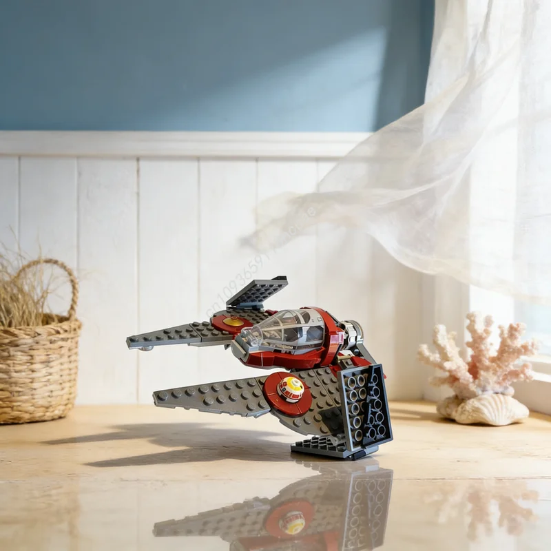 

162pcs MOC Actis Class Interceptor Frame Cockpit Star Battle Model Building Blocks Architecture Christmas Gifts Toy Education