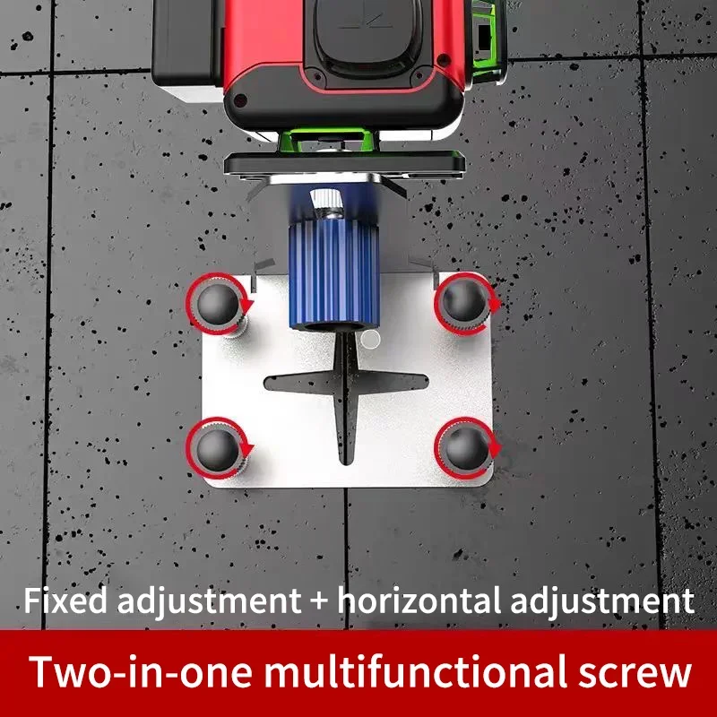 Wall Mount Laser Level Bracket, Portable Level Holder, Fixed Laser Base for Positioning, Ideal for Construction and Decoration