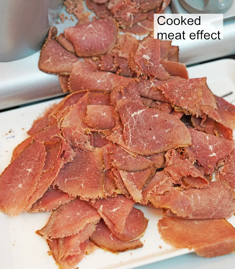 220V Elektrische Fleisch Slicer Hammel Rolle Rindfleisch Cutter Lamm Rollen Gemüse Schneiden Maschine Brot Scheiben Edelstahl Fleischwolf – Detail 18