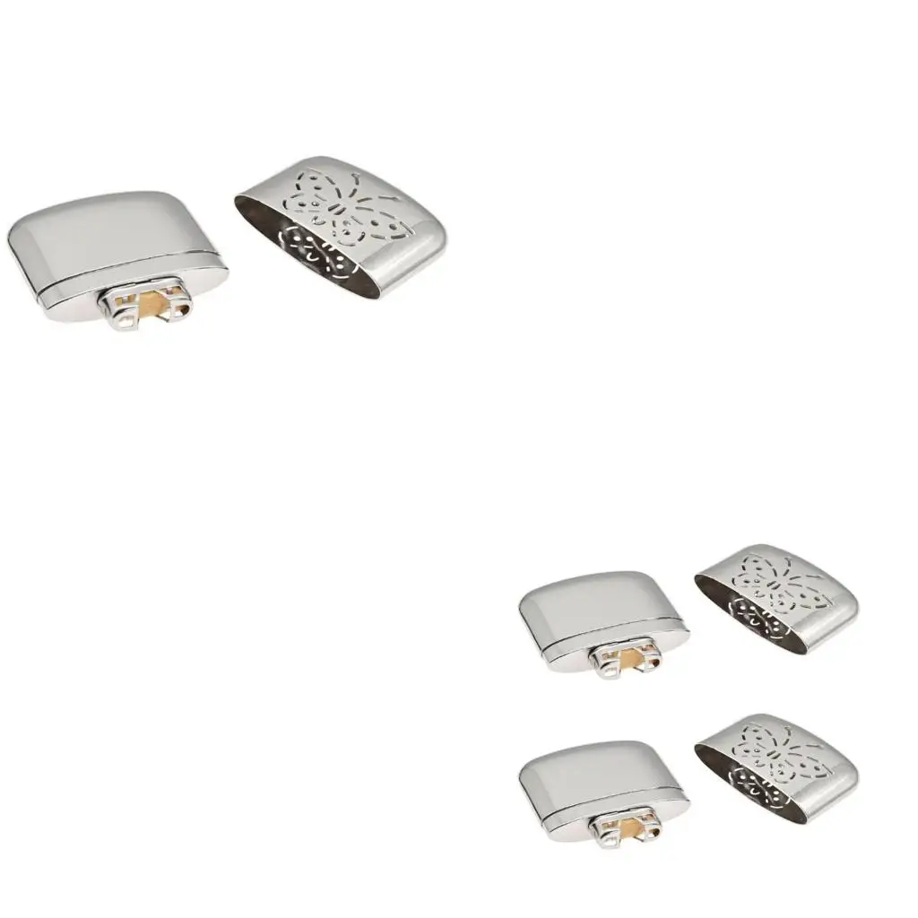 

2pcs Portable Liquid Fuels Mini Hand Warmer Reusable Metal Alloy Pocket Handy Winter Heater for Indoor Outdoor