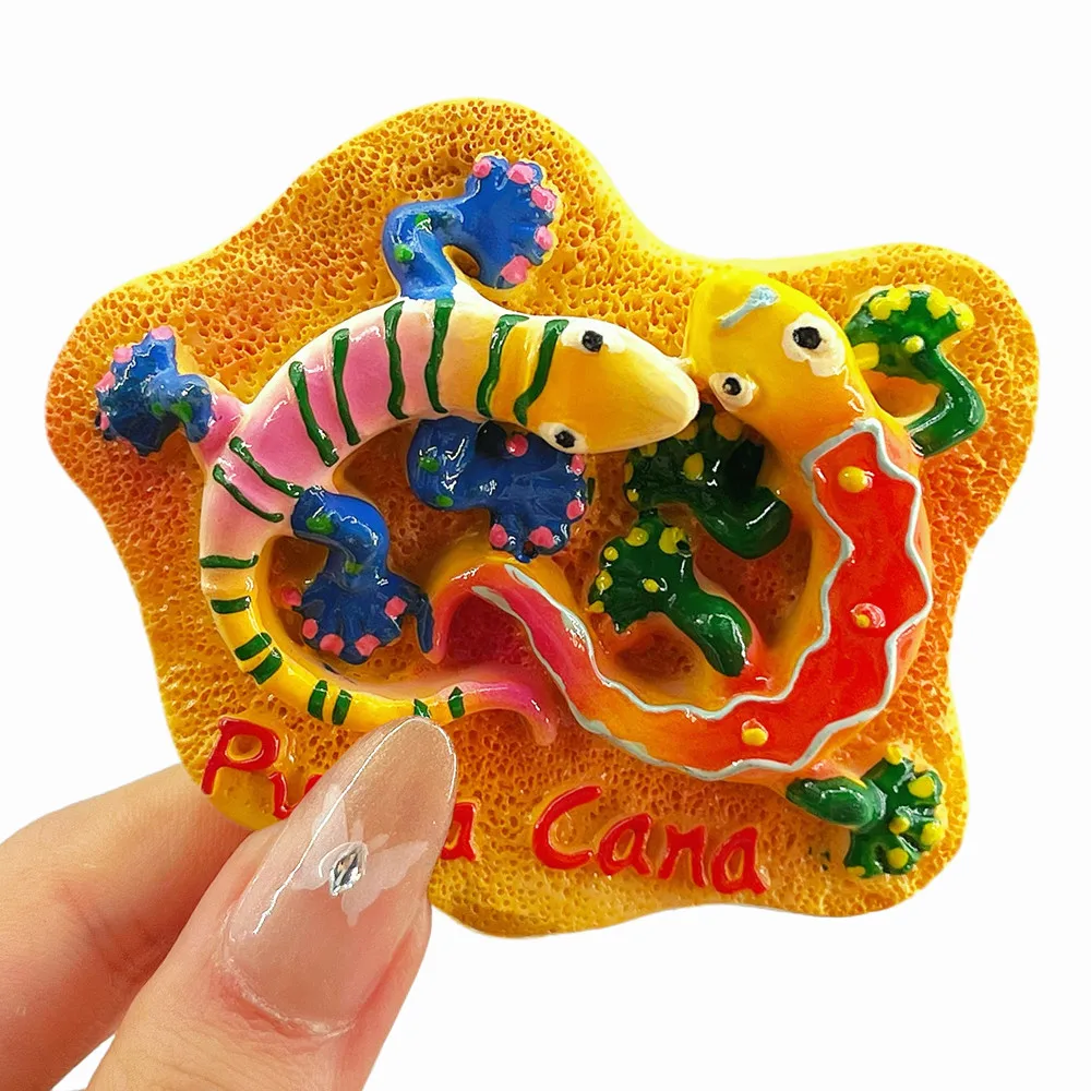 Punta Cana magnet, flip flop souvenir, 3D flag decor, resin fridge ornament, Dominican gift, magnetic decor, travel collectible