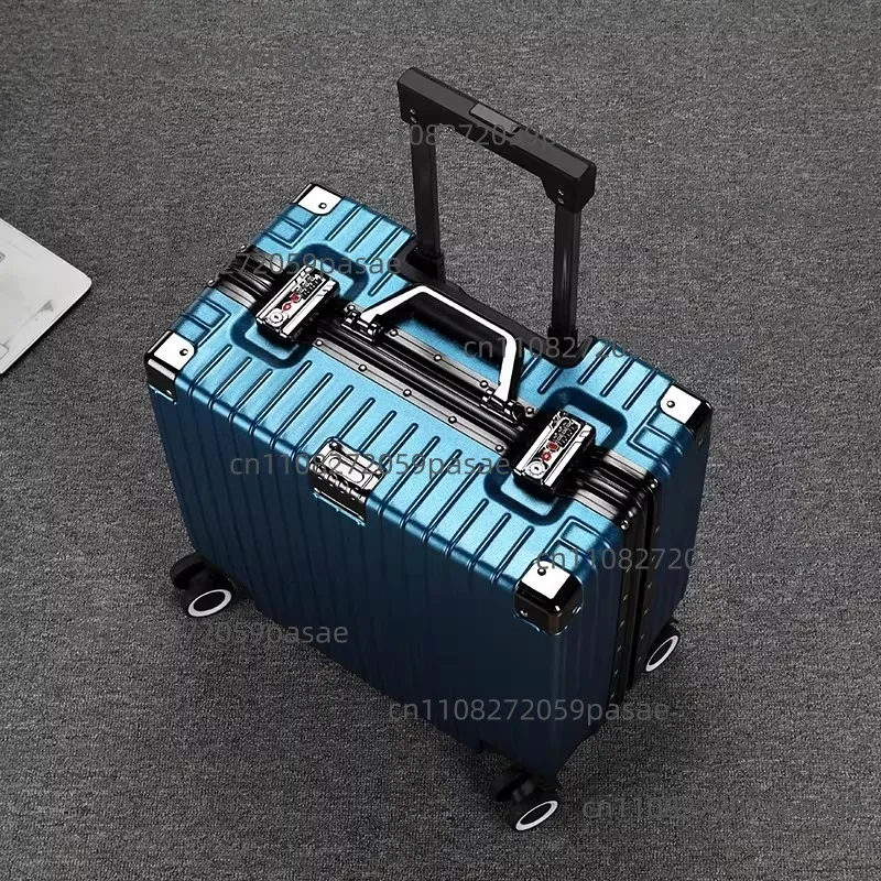 Luggage Horizontal boarding free check-in tie rod Small and lightweight aluminum frame 18 inches 20 aluminum alloy square
