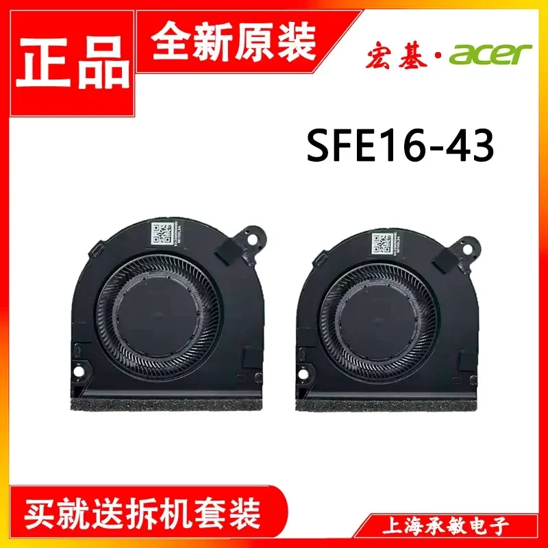 For Acer Swift Edge SFE16-43 N23C6 Swift Go 14 Cooling Fan