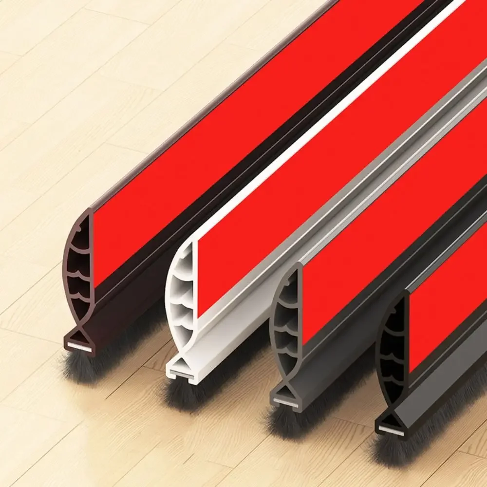 Fish shaped Door Draft Stopper Noise Reduction Self-adhesive Door Bottom Sealing Strip Insect Prevention Thickened