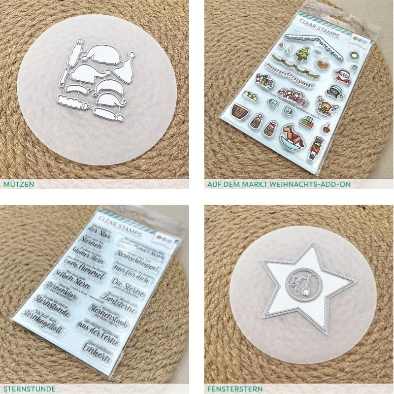 Hats Christmas Swings All Light Source Metal Cutting Dies and Stamp DIY Scrap Booking Card Stencil Paper Cards Handmade Album