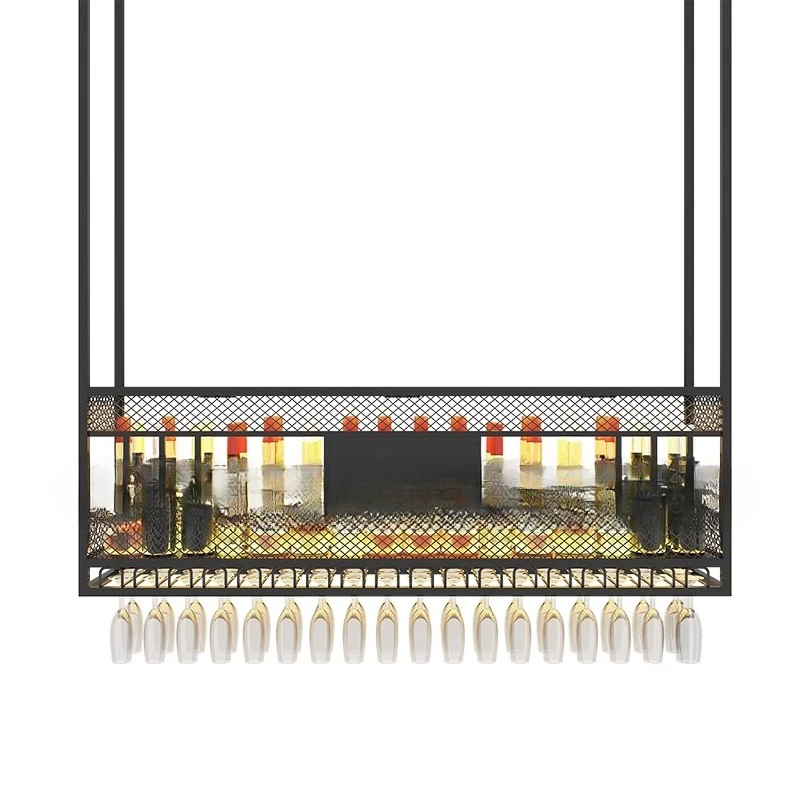 

Bar wine hanger goblet upside down hanging red wine glass rack hanger cabinet rack