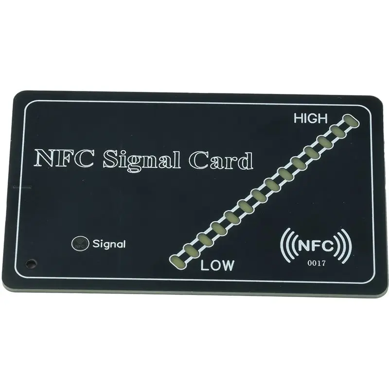 ABSY For Signal Test Card Featuring Tri-Color LED Display For RFID Signal Strength Detection And Device Calibration