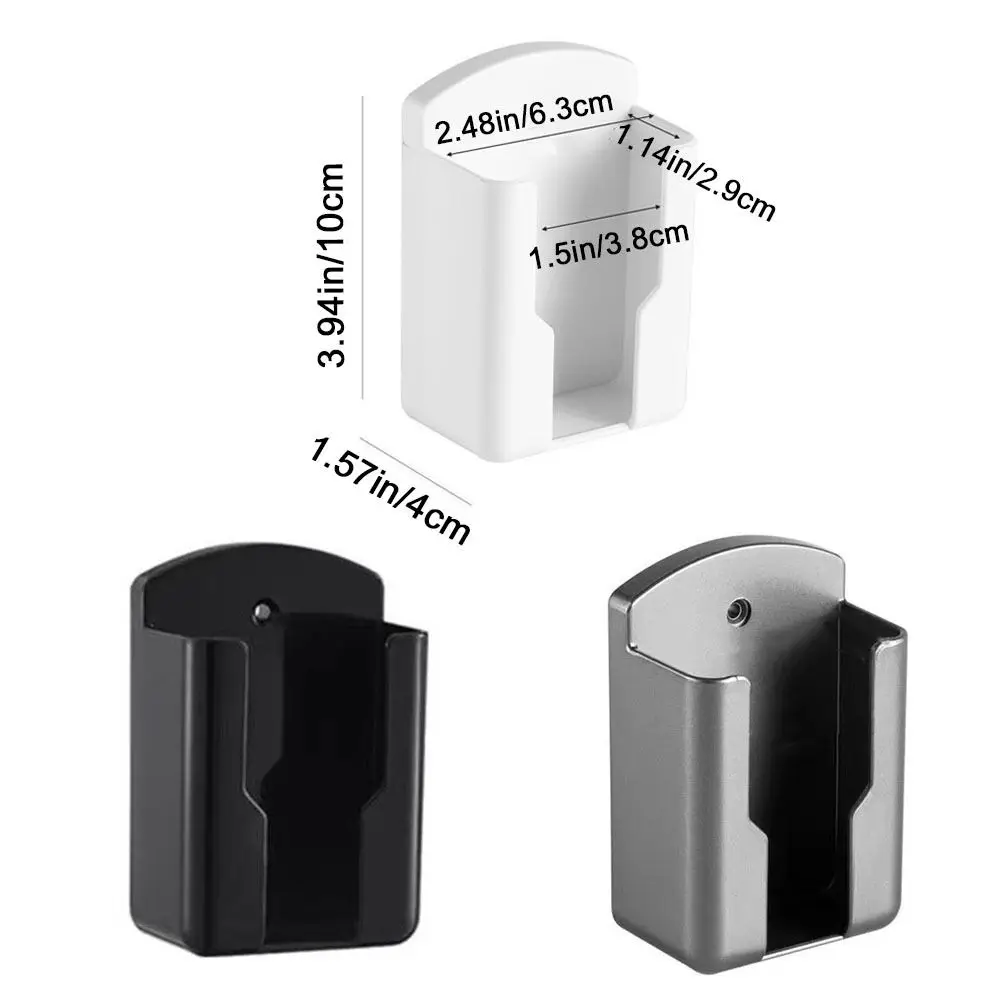 Plastic Airconditioner Afstandsbediening Houder Wit Zelfklevende Afstandsbediening Houder Ruimtebesparend Waterdicht