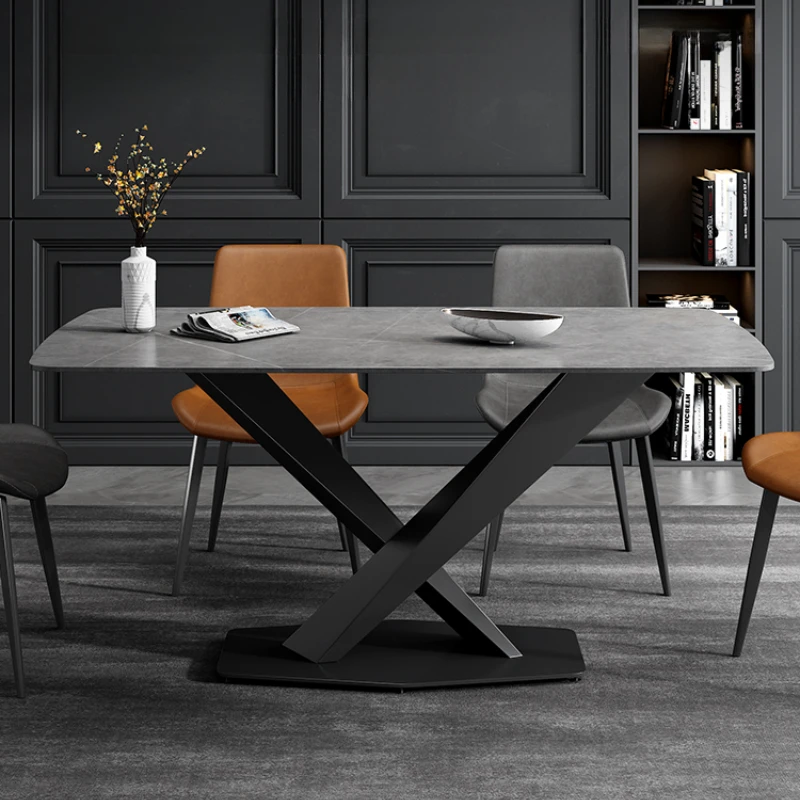 مصمم جودة عالية طاولة مطعم الحديثة الجودة الشمال طاولة طعام خاصة الفاخرة المنظم موبليس الأثاث العصري #2