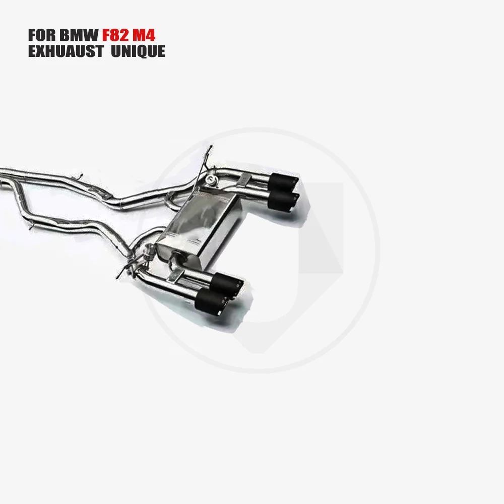 UNIQUE Stainless Steel Exhaust System Manifold is Suitable for BMW F82 m4 Auto Modified Valve Muffler Downpipe With Catalyst