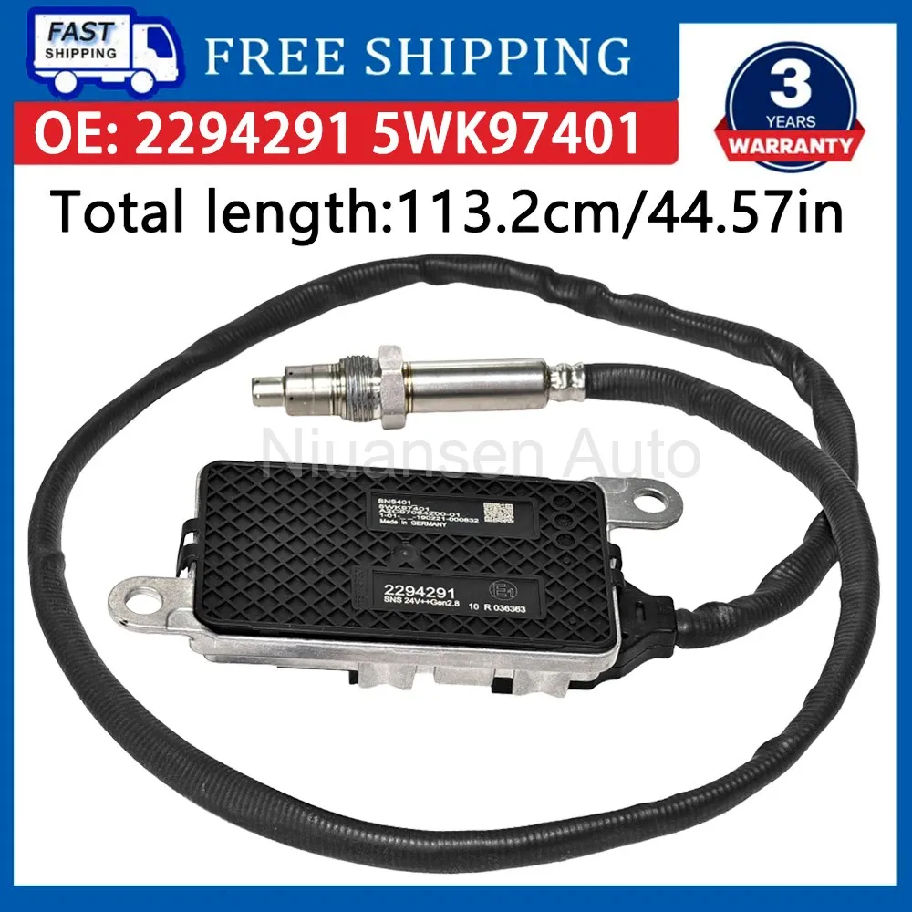 Sensor de Óxido NOX 5WK97401 2294291 para N-GK Probe, Sensor de Nitrogênio e Oxigênio para Caminhões Scania Séries 5 e 6 P 2004-2010