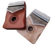 17-Key 21-Key Kalimba Thumb Piano, Professional Solid Wood Finger Piano with Clear Tones Rich Resonance. Includes Tuning Hammer,