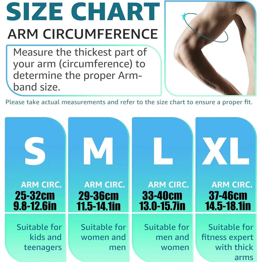 1 قطعة حامل هاتف الجري حقيبة الذراع مع مساحة تخزين أكبر سحاب قوي لركوب الدراجات والمشي لمسافات طويلة متوافق مع شارة الهاتف #5